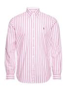 Custom Fit Striped Oxford Shirt Pink Polo Ralph Lauren