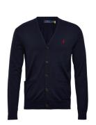 Cotton V-Neck Cardigan Navy Polo Ralph Lauren