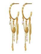 Notus Earrings Gold Maanesten