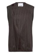 Enid - Casual Linen Stripe Brown Day Birger Et Mikkelsen