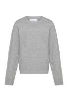 Vmdoffy Ls O-Neck Blouse Ga Noos Girl Grey Vero Moda Girl