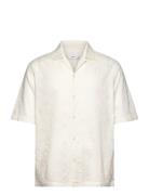 Relaxed-Fit 100% Cotton Embroidered Shirt White Mango