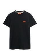Essential Logo Emb Tee Black Superdry
