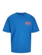 Jjebradley Varsity Back Tee Ss On Styd Blue Jack & J S