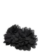 Arabella Flower Hair Clip Black Becksöndergaard