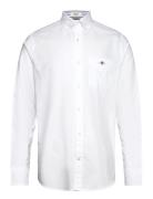 O1. Heather Oxford Check Reg Bd White GANT