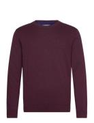 Basic Crewneck Knit Burgundy Tom Tailor