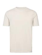 Mens Stretch Crew Neck Tee S/S Cream Lindbergh