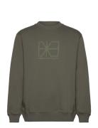 Flagline Sweatshirt Green Makia