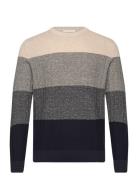 Structure Mix Crewneck Knit Patterned Tom Tailor