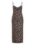 Leopard Midi Dress Brown Mango