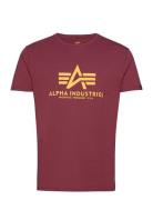 Basic T-Shirt Burgundy Alpha Industries