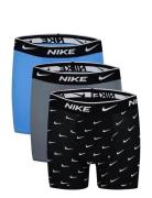 Nike Everyday Cotton Printed Boxer Briefs Black Nike