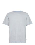 Narrow Striped Slub T-Shirt - Gots/ Blue Knowledge Cotton Apparel