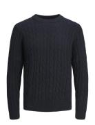 Jjeross Knit Crew Neck Sn Navy Jack & J S