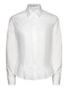 Fitted Cotton Shirt White Mango