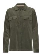 Akoscar Cord Overshirt Green Anerkjendt