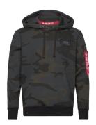 Back Print Hoody Camo Patterned Alpha Industries