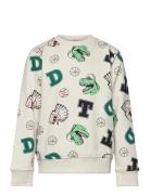 Allover Printed Sweatshirt Cream Tom Tailor