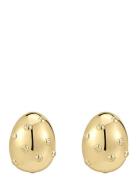 Mini Pave Molten Studs- Gold Gold LUV AJ