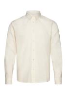 Cotton / Linen Shirt L/S Cream Clean Cut Copenhagen