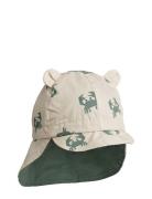 Gorm Reversible Sun Hat With Ears Green Liewood