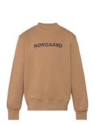 Organic Sweat Solo Sweatshirt Brown Mads Nørgaard