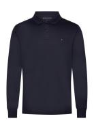 L/S Liquid Cotton Reg Polo Navy Tommy Hilfiger