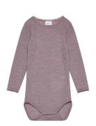 Nmfwang Wool Needle Ls Body Solid Purple Name It