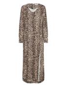 Dress In Leo Print Brown Coster Copenhagen