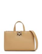 Th Reset Mini Tote Beige Tommy Hilfiger