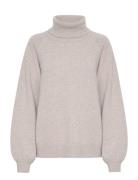 Manzigz Wool Rollneck Beige Gestuz