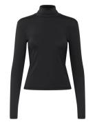 Sanyagz Ls High Neck Black Gestuz