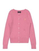 Mini-Cable Cotton Cardigan Pink Ralph Lauren Kids