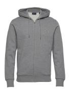 Reg Tonal Shield Full Zip Hoodie Grey GANT