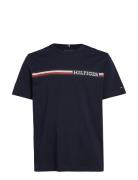 Chest Stripe Tee Blue Tommy Hilfiger