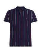 Vertical Stripe Reg Polo Navy Tommy Hilfiger