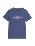 Icon Print Regular Tee Ss Blue Tommy Hilfiger