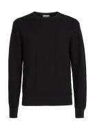 Waffle Structure Sweater Black Calvin Klein