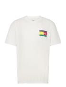 Tjm Reg Pop Color Flag Tee Ext White Tommy Jeans