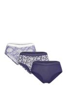 Jackie Lace - 3 Shortys Blue Etam