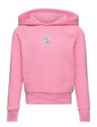 Floral Big Pony Terry Hoodie Pink Ralph Lauren Kids