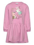 Nmfamira Peppapig Ls Swe Dress Bru Cplg Pink Name It