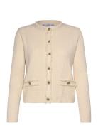 Button Knit Cardigan Cream Mango