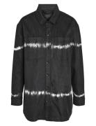 Nmalva L/S Tie Die Denim Shacket Vi490Bl Black NOISY MAY