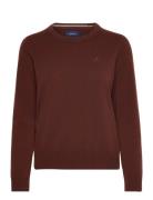 Superfine Lambswool C-Neck Brown GANT