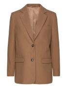 Bs Laure Regular Fit Coat Brown Bruun & Stengade