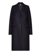 Wool Blend Classic Coat Navy Tommy Hilfiger