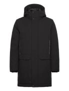 Tech Hooded Parka Black Tom Tailor