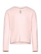 Long Sleeve Cotton T-Shirt Pink Mango